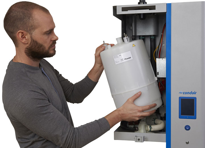 Simple humidifier maintenance